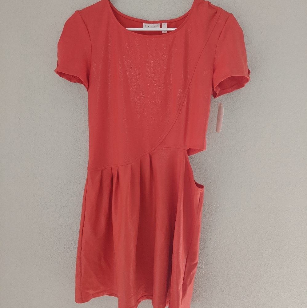 Nordstrom Leith little black (coral) cocktail dress